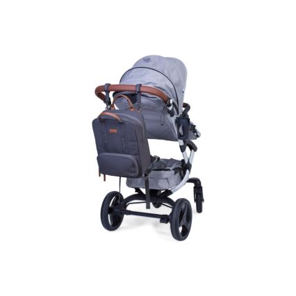 Childhome - Mochila de Pañales para Bebé FAMILY CLUB SIGNATURE gris