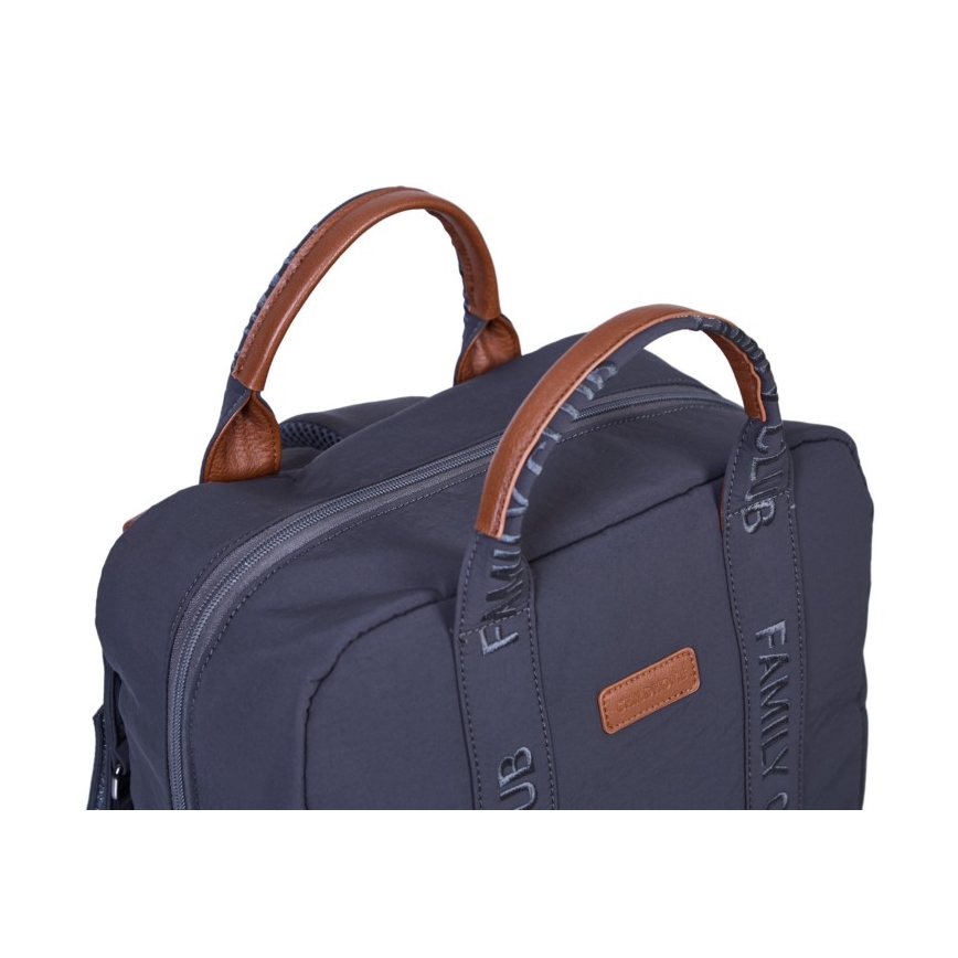 Childhome - Mochila de Pañales para Bebé FAMILY CLUB SIGNATURE gris