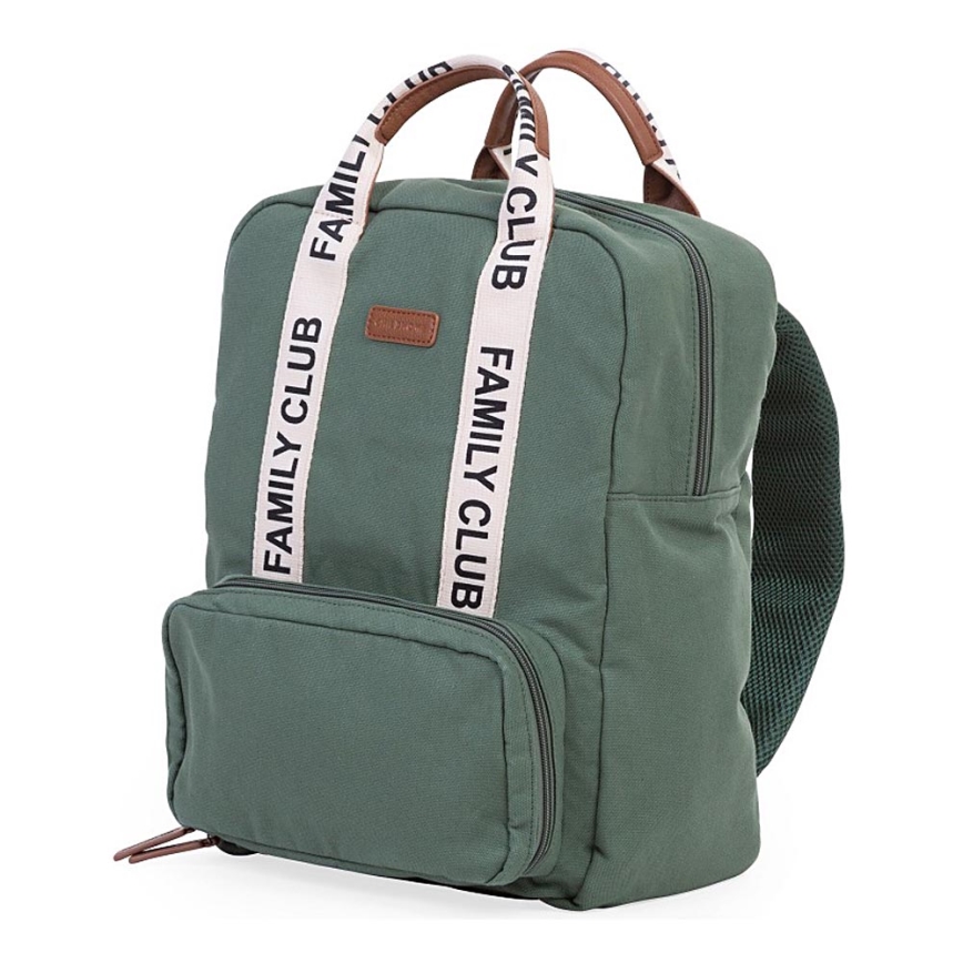 Childhome - Mochila de Pañales para Bebé FAMILY CLUB verde