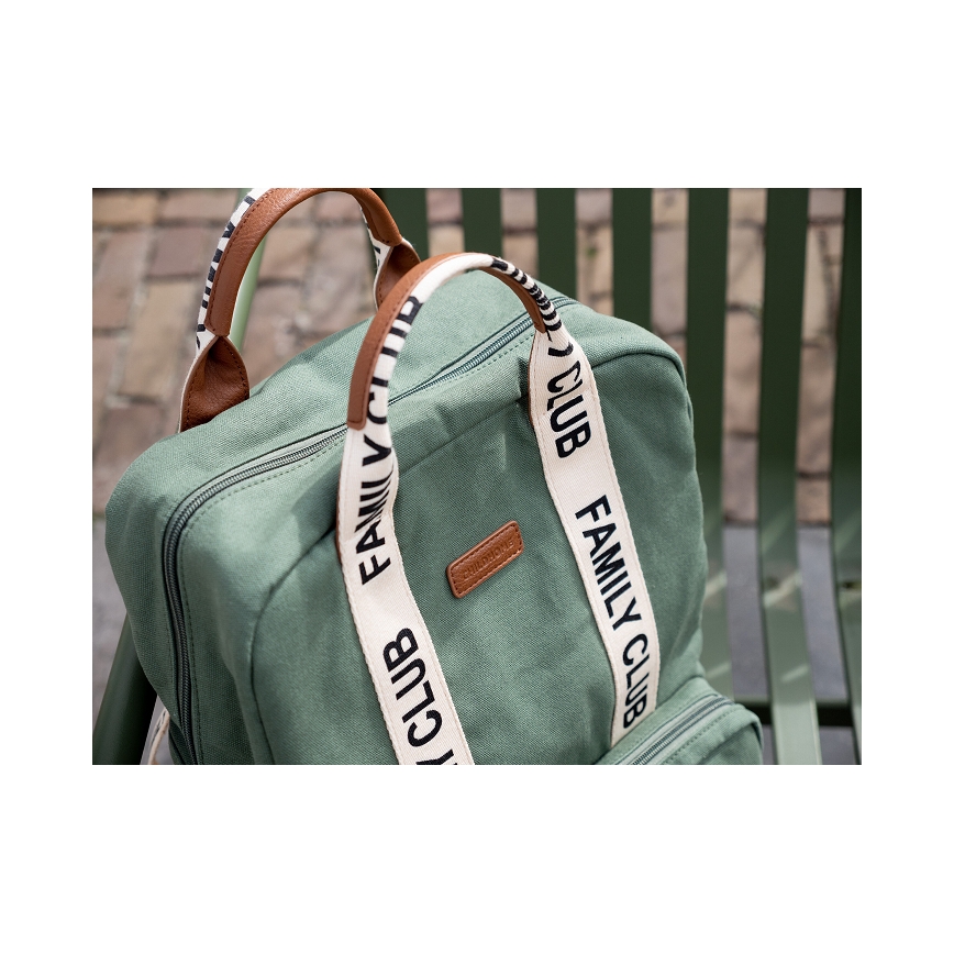 Childhome - Mochila de Pañales para Bebé FAMILY CLUB verde