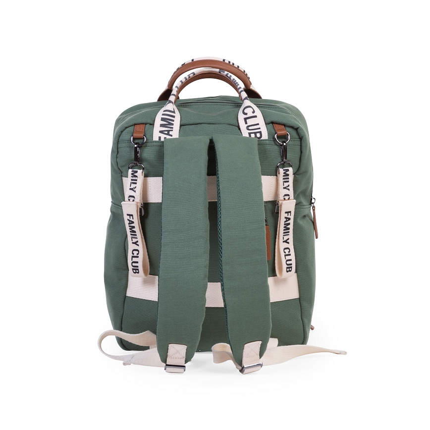 Childhome - Mochila de Pañales para Bebé FAMILY CLUB verde