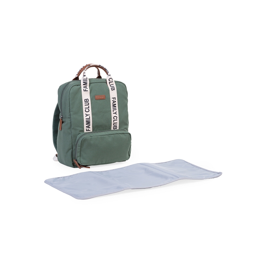 Childhome - Mochila de Pañales para Bebé FAMILY CLUB verde