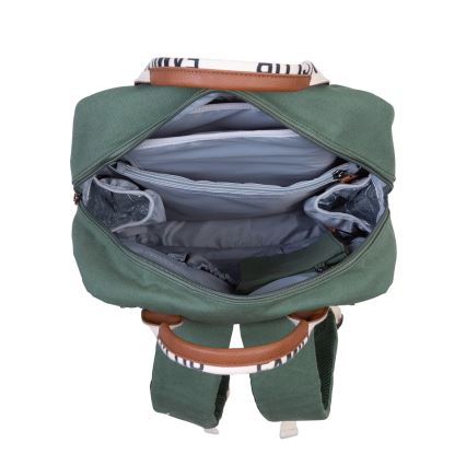 Childhome - Mochila de Pañales para Bebé FAMILY CLUB verde