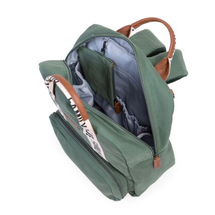 Childhome - Mochila de Pañales para Bebé FAMILY CLUB verde