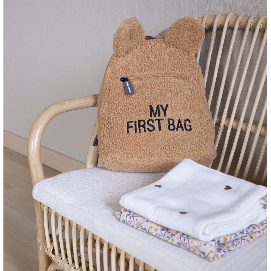 Childhome - Mochila infantil MY FIRST BAG marrón