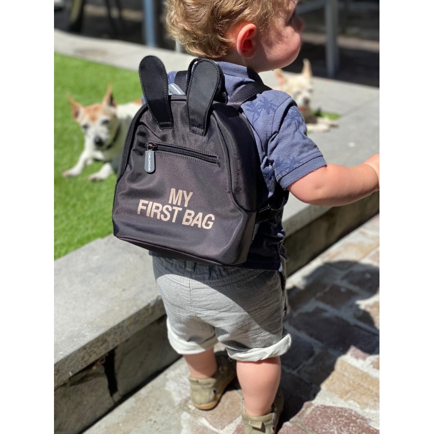 Childhome - Mochila infantil MY FIRST BAG negro