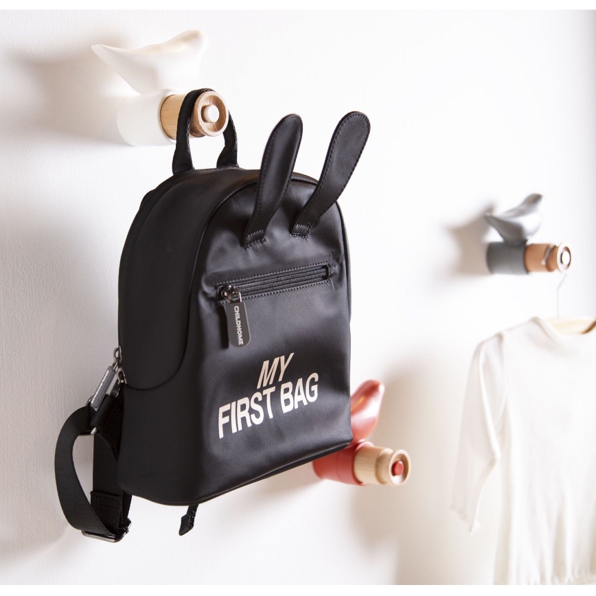 Childhome - Mochila infantil MY FIRST BAG negro