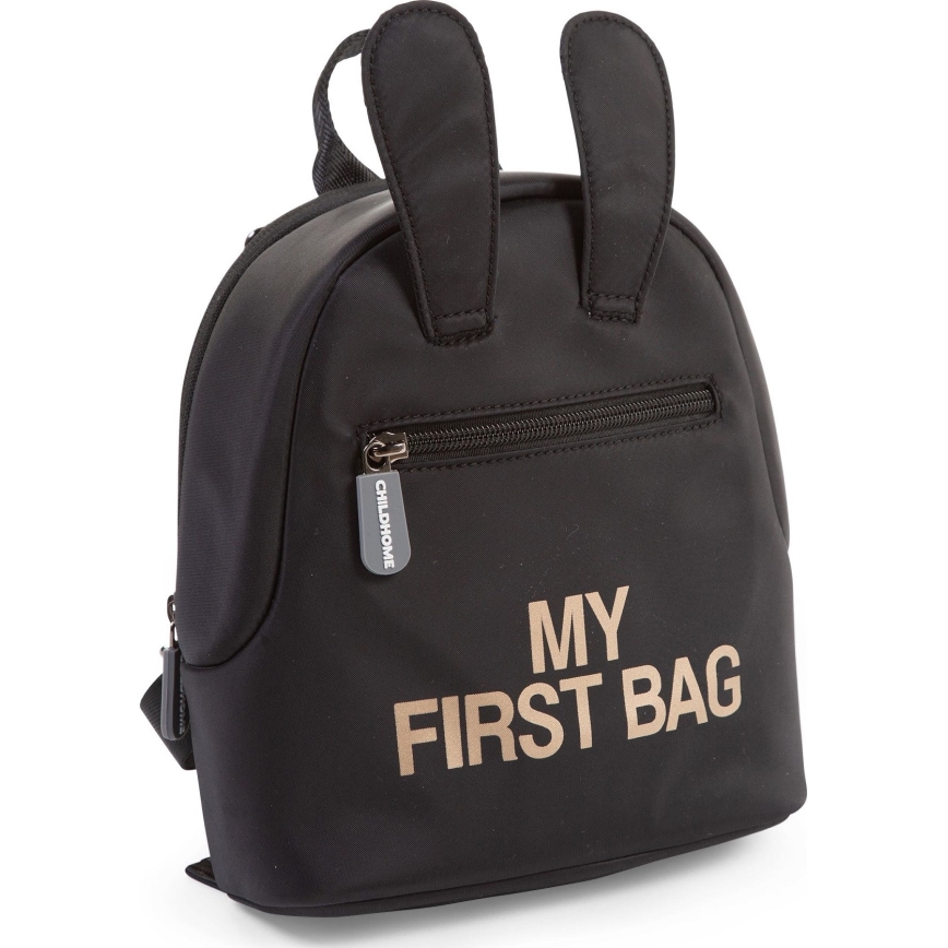 Childhome - Mochila infantil MY FIRST BAG negro