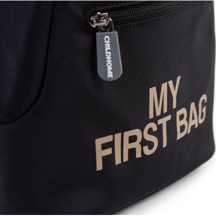 Childhome - Mochila infantil MY FIRST BAG negro