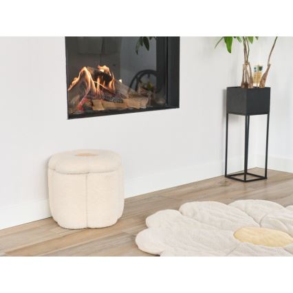 Childhome - Taburete FLOR diá. 35 cm color crema