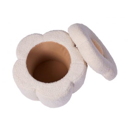 Childhome - Taburete FLOR diá. 35 cm color crema