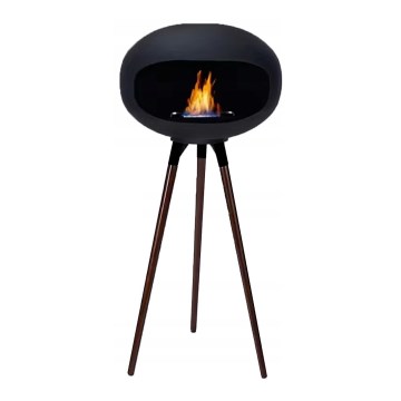 Chimenea de bioetanol TOKIO 45x100 cm 2kW negra