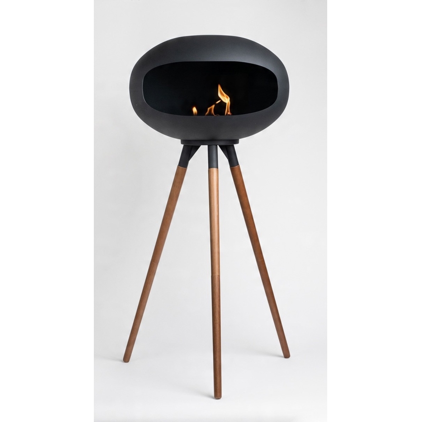 Chimenea de bioetanol TOKIO 45x100 cm 2kW negra