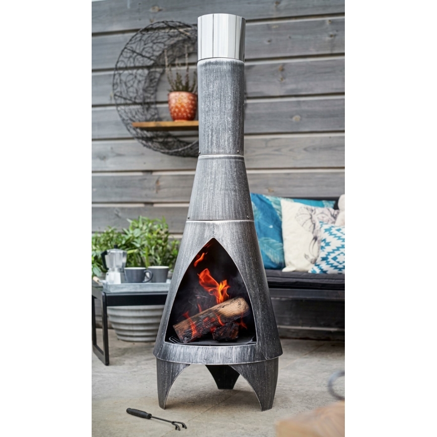 Chimenea de jardín COLORADO 125 cm