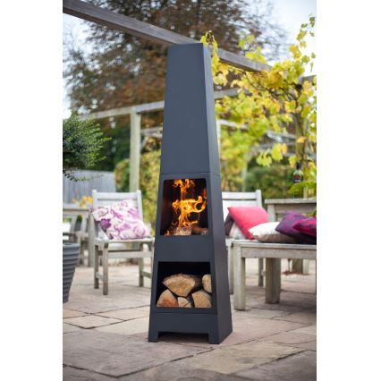 Chimenea de jardín MALMO 150 cm