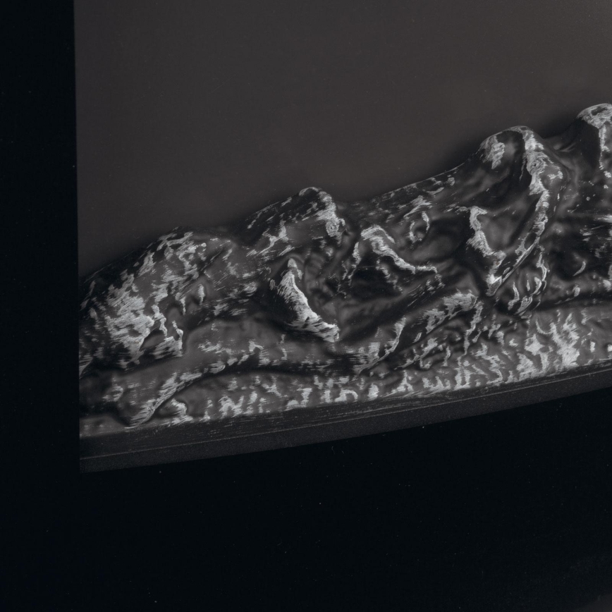 Chimenea eléctrica LED con calefacción LED/2000W/230V + mando a distancia