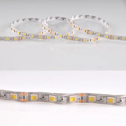 Cinta LED 5m LED/10W/12V IP20 blanco