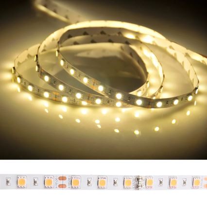 Cinta LED baño 5m LED/45W/12V IP65 blanco