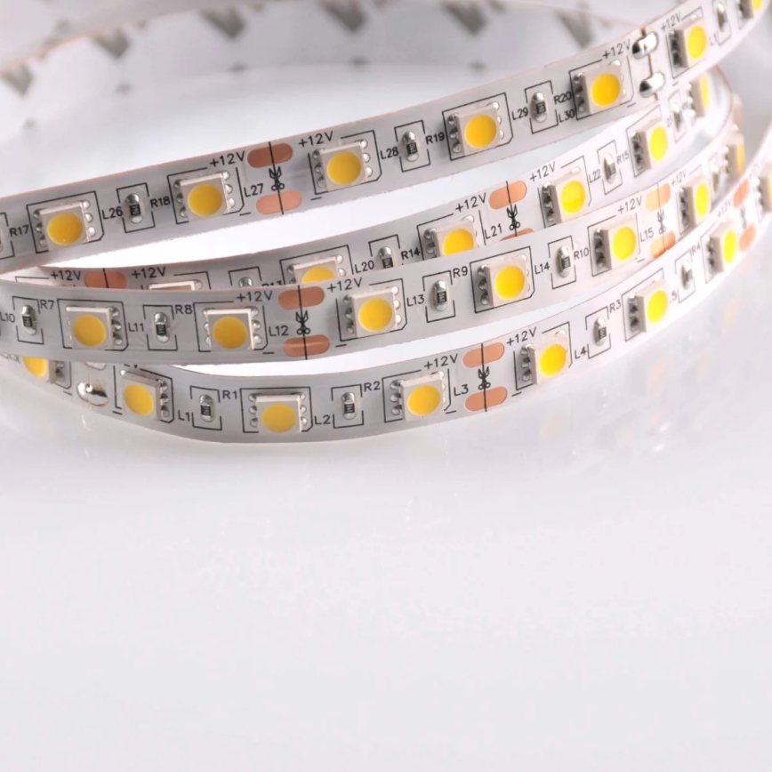 Cinta LED baño 5m LED/45W/12V IP65 blanco