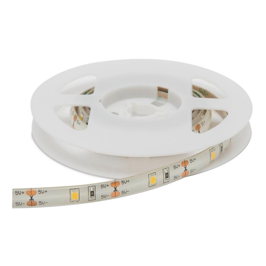 Cinta LED con sensor de movimiento 1m LED/2,4W/6V 3000K