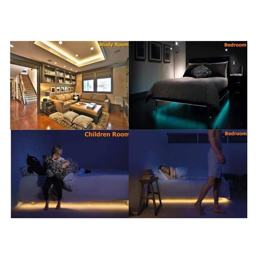 Cinta LED con sensor WAVE SENZOR 1,2m LED/4W/230V 3000K