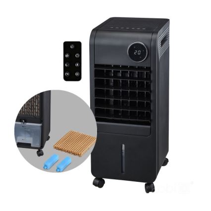 Climatizador evaporativo portátil VIENTO COOL-R 65W/230V negro + control remoto