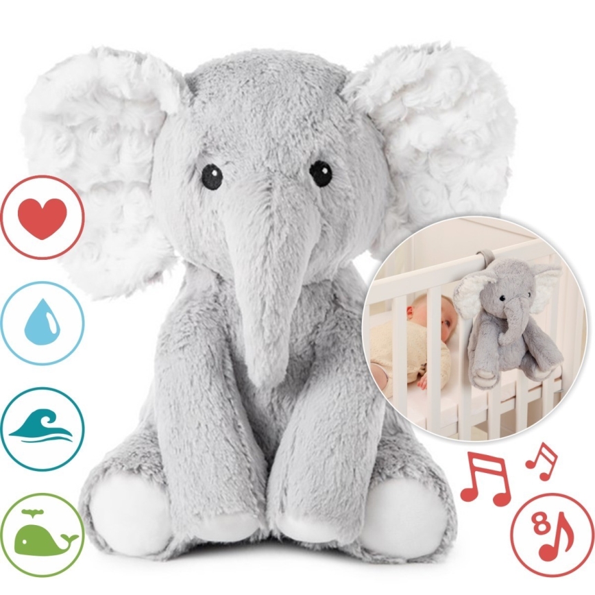 Cloud B - Compañero de acurrucamiento con melodía 2xAA elefante