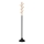 Coat rack 176x28 cm negro/beige