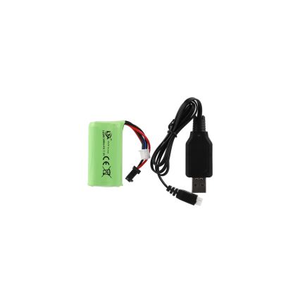 Coche buggy RC a control remoto, 7,4 V/500 mAh — morado