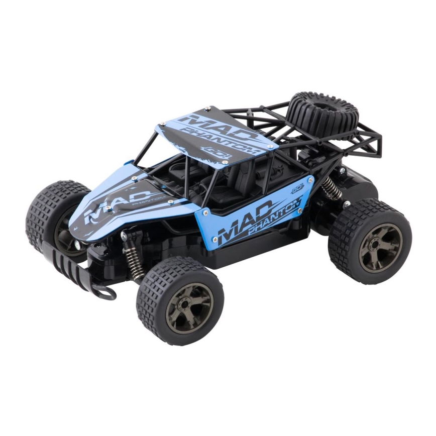 Coche Bulan con mando a distancia 4xAA + 2xAA negro/azul