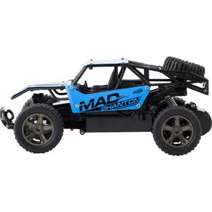 Coche Bulan con mando a distancia 4xAA + 2xAA negro/azul