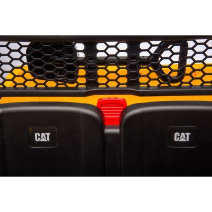 Coche eléctrico CAT 60W/7500 mAh amarillo/negro + mando a distancia