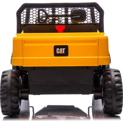 Coche eléctrico CAT 60W/7500 mAh amarillo/negro + mando a distancia
