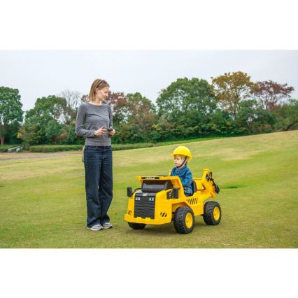 Coche eléctrico Pala cargadora CAT 60W/4500 mAh amarillo/negro