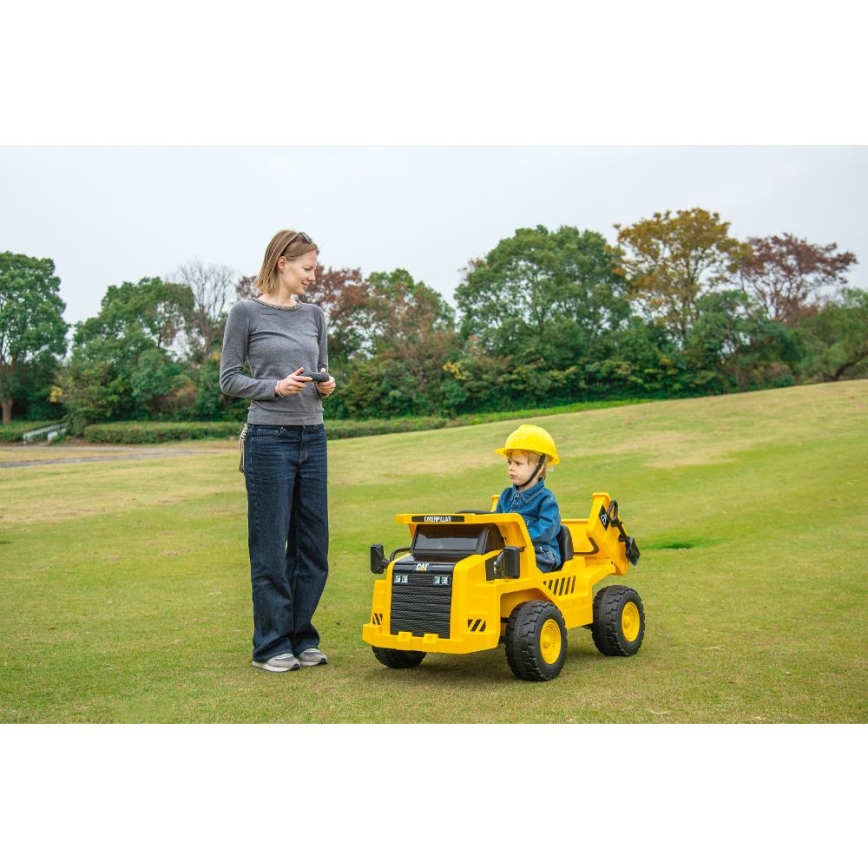 Coche eléctrico Pala cargadora CAT 60W/4500 mAh amarillo/negro