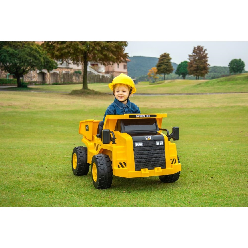 Coche eléctrico Pala cargadora CAT 60W/4500 mAh amarillo/negro