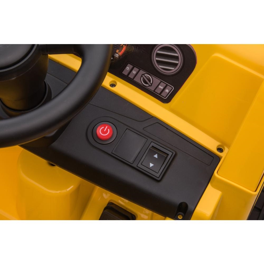 Coche eléctrico Pala cargadora CAT 60W/4500 mAh amarillo/negro