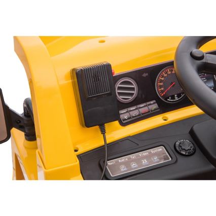 Coche eléctrico Pala cargadora CAT 60W/4500 mAh amarillo/negro