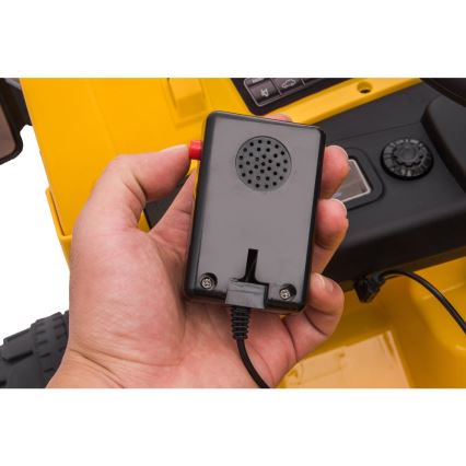 Coche eléctrico Pala cargadora CAT 60W/4500 mAh amarillo/negro