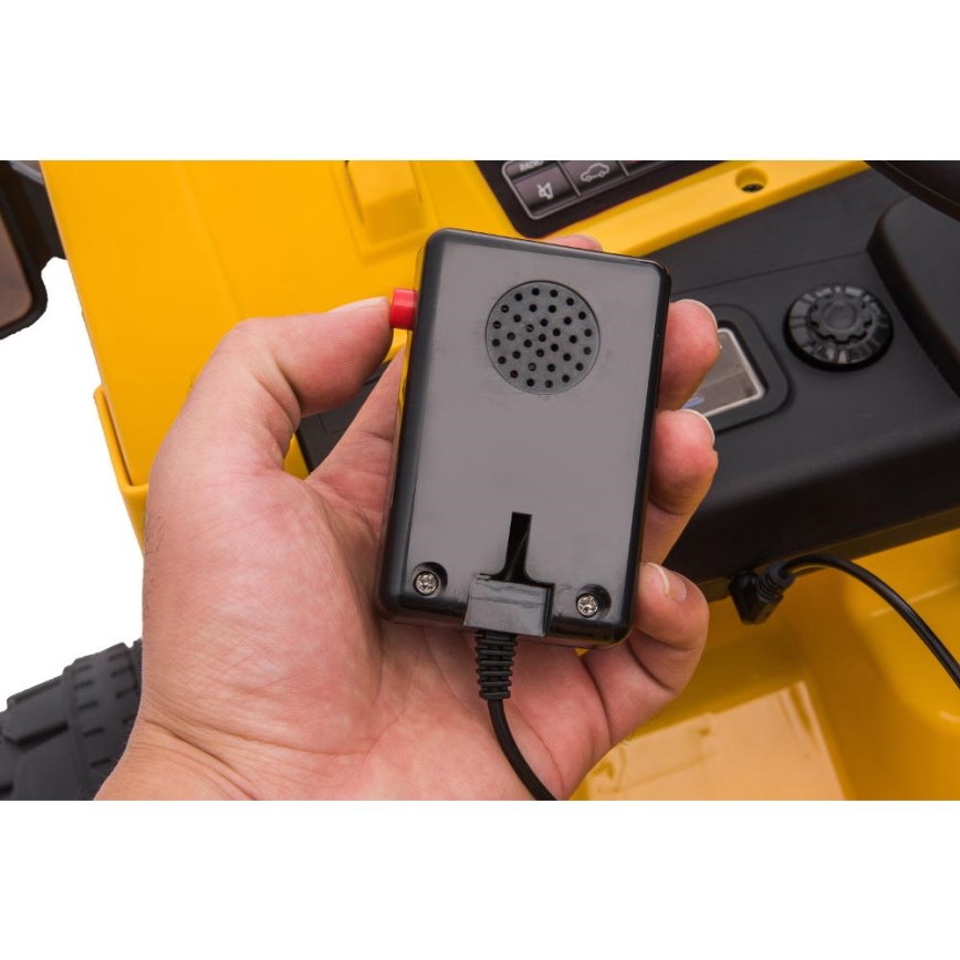 Coche eléctrico Pala cargadora CAT 60W/4500 mAh amarillo/negro