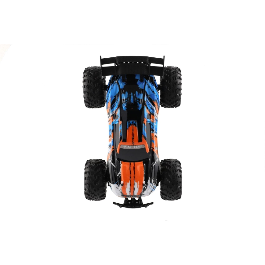 Coche RC con mando a distancia Buggy 7,4V/500 mAh azul/naranja
