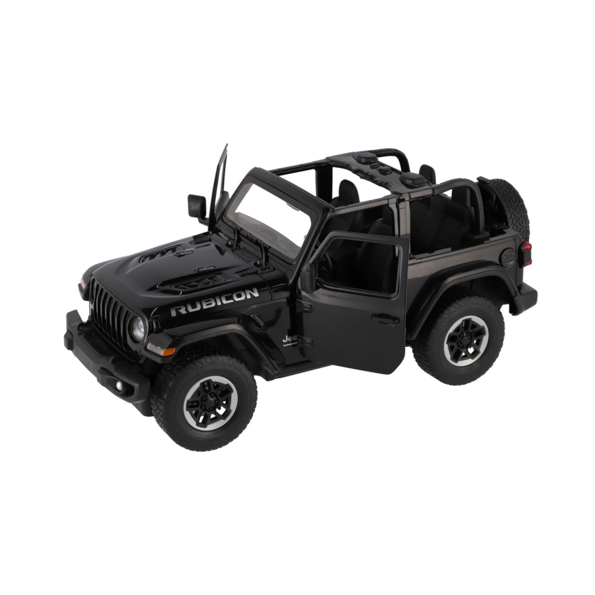 Coche teledirigido RC Jeep Wrangler Rubicon RASTAR, 5xAA + 2xAA, negro