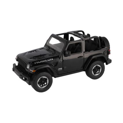 Coche teledirigido RC Jeep Wrangler Rubicon RASTAR, 5xAA + 2xAA, negro