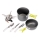 Cocina de gas para camping con accesorios