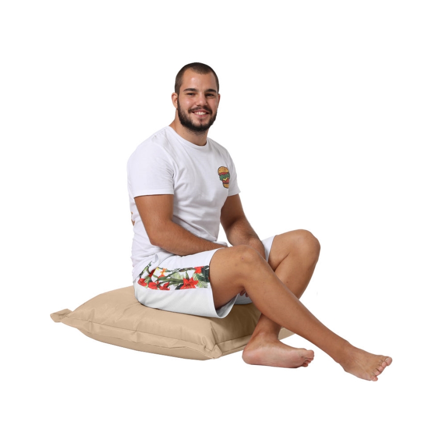 Cojín de suelo 70x70 cm beige