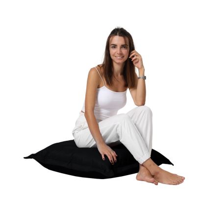 Cojín de suelo 70x70 cm negro