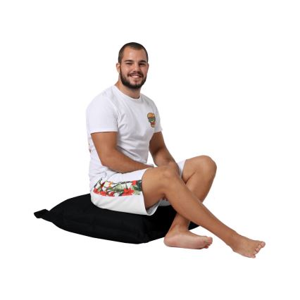 Cojín de suelo 70x70 cm negro