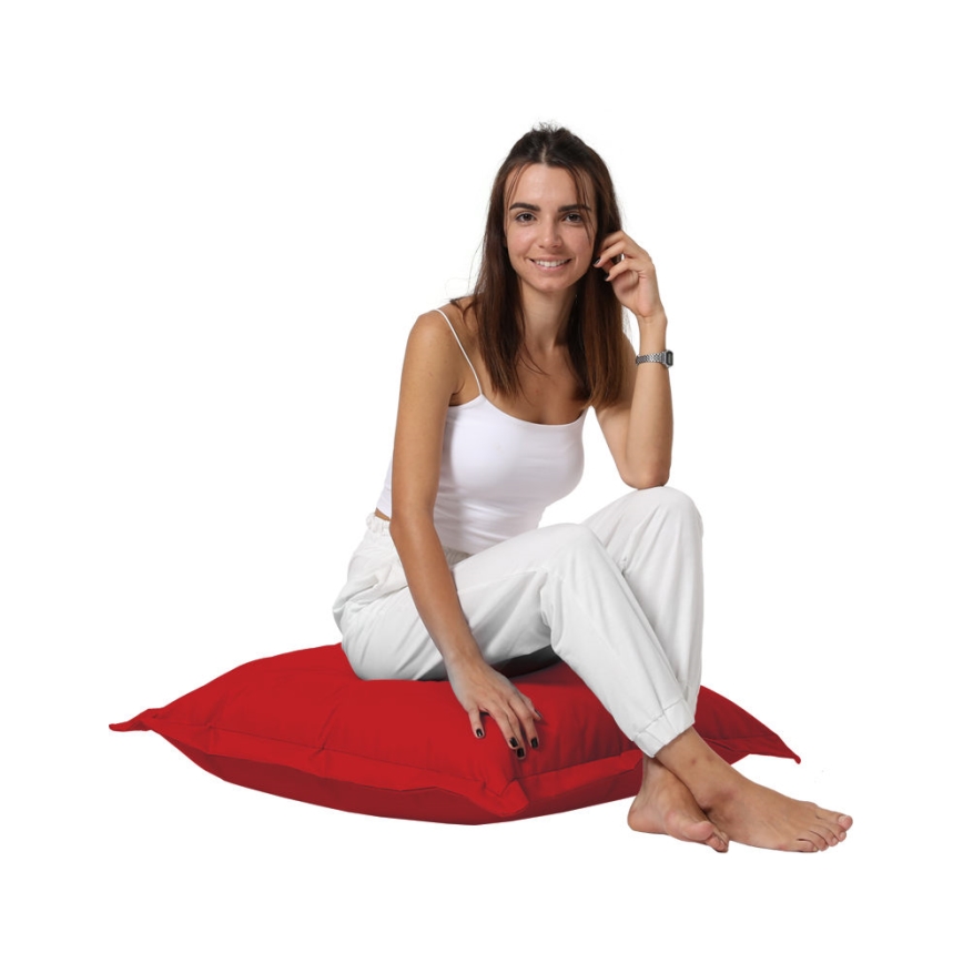 Cojín de suelo 70x70 cm rojo