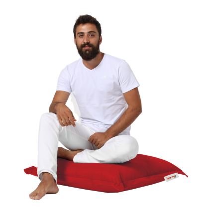 Cojín de suelo 70x70 cm rojo