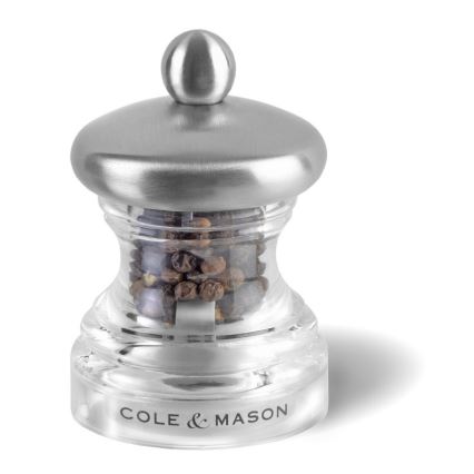 Cole&Mason - Juego de molinillos de sal y pimienta BUTTON 2 pcs 6,5 cm